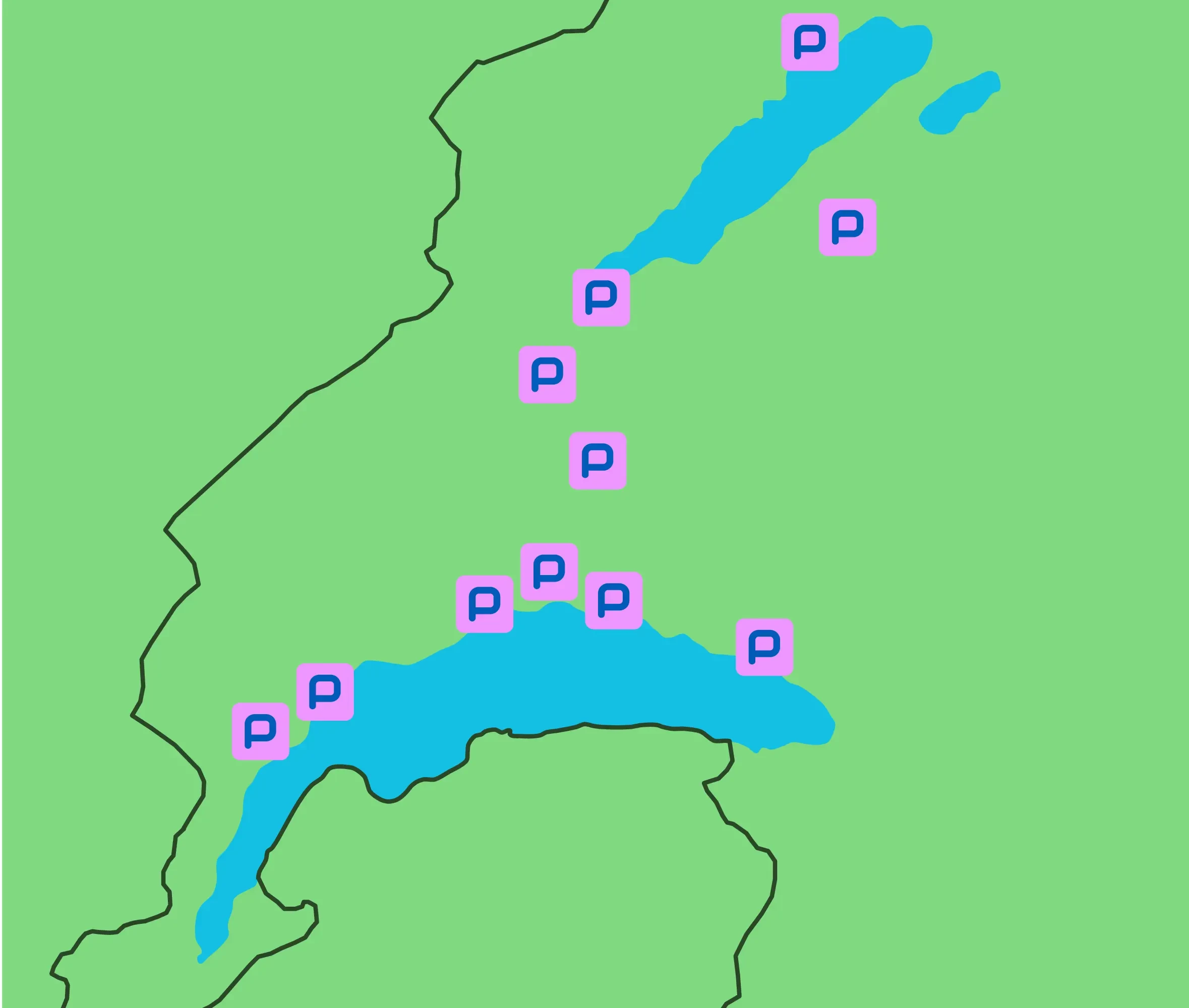 Map Agences L-Pittet Map Agences L-Pittet